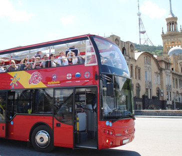 Экскурсия по Тбилиси на двухэтажном автобусе