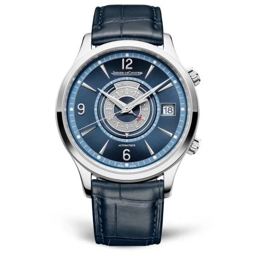 Master Control Memovox Timer Stainless Steel / Blue / Alligator