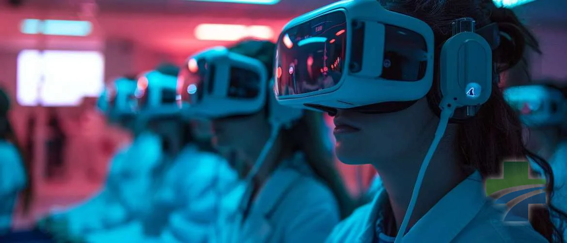 Virtual reality nursing education simulation