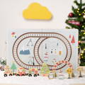 Montessori Christmas Railway.