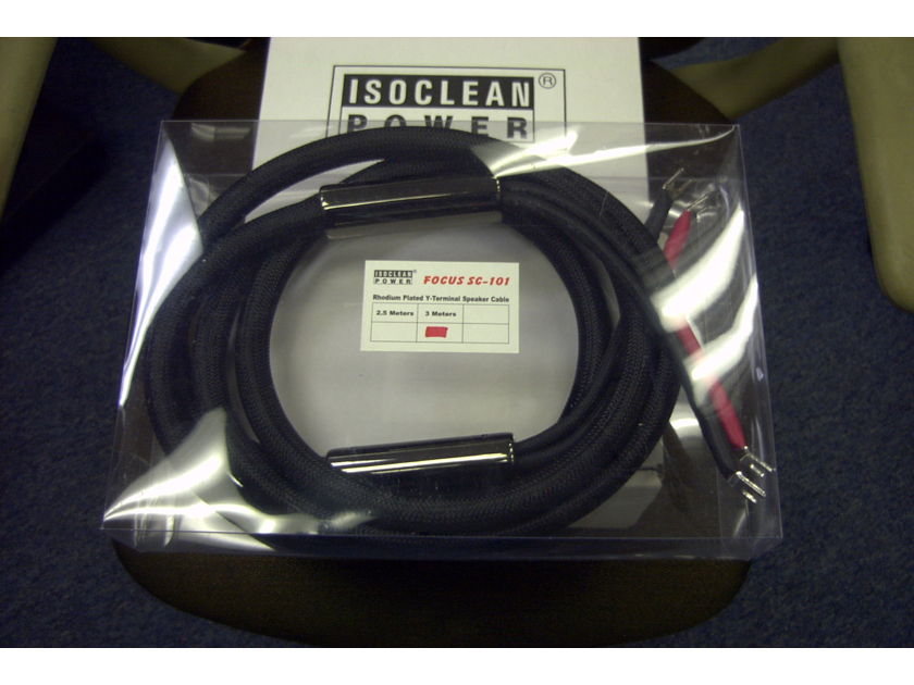 Isoclean Focus SC-101 Speaker cable pair