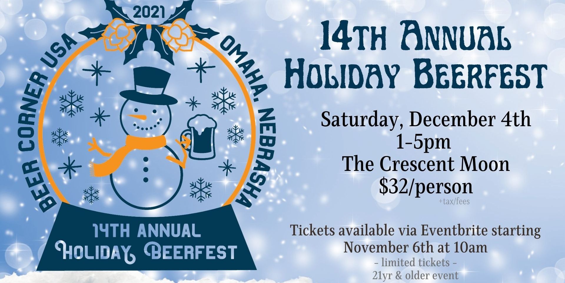 14th Annual Holiday Beerfest promotional image