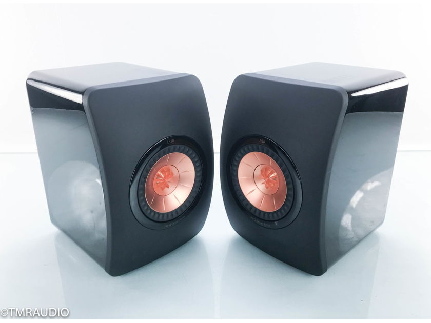 KEF LS50 Bookshelf Speakers Gloss Black (16259)