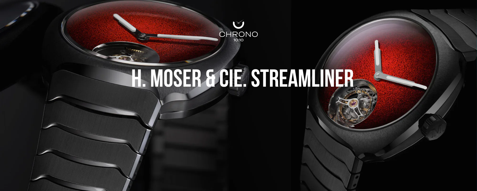 H. Moser & Cie. Streamliner Tourbillon Concept Ceramic | Chrono 10:10