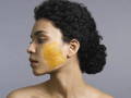 woman with a face mask