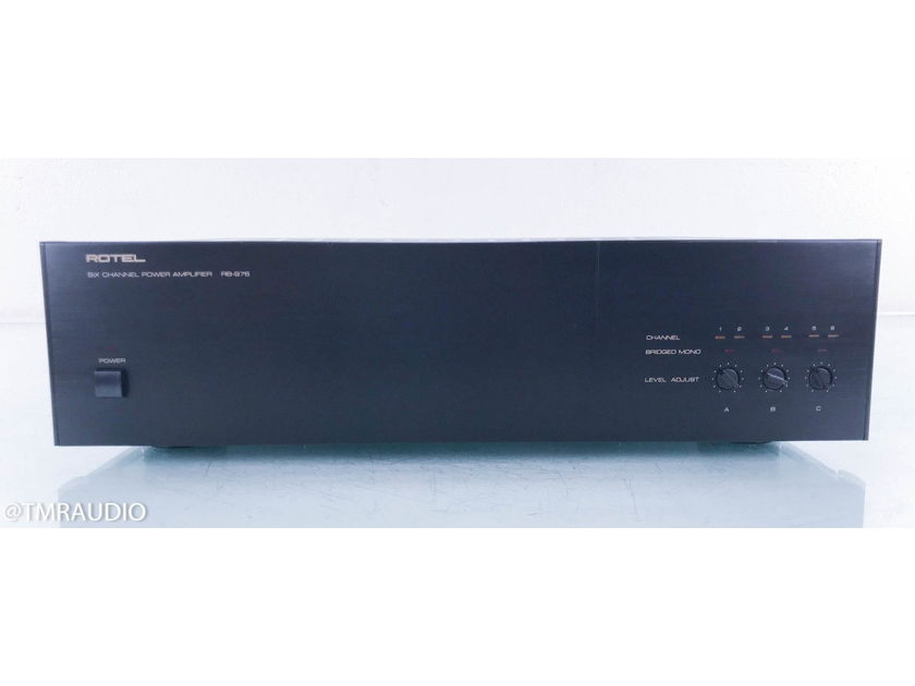 Rotel RB-976 6 Channel Power Amplifier RB976; AS-IS (Four Dead Channels) (14653)