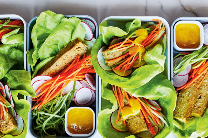 Veggie Pâté Lettuce Wraps