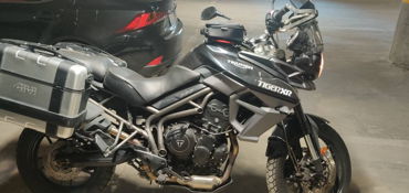 2016 TRIUMPH TIGER 800 XR motorcycle for rent near Chelsea, MA