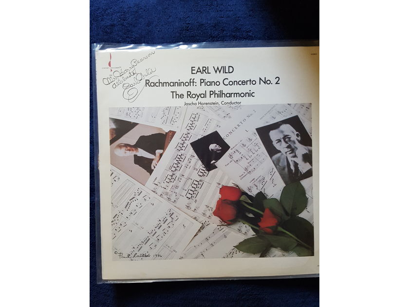 HARRY PEARSONS PRIVATE COLLECTION  - *Signed Copy*Chesky Records #2 Earl Wild  Rachmaninoff Piano Concerts No 2