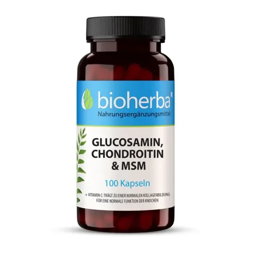 Glucosamin, Chondroitin & MSM 100 Kapseln