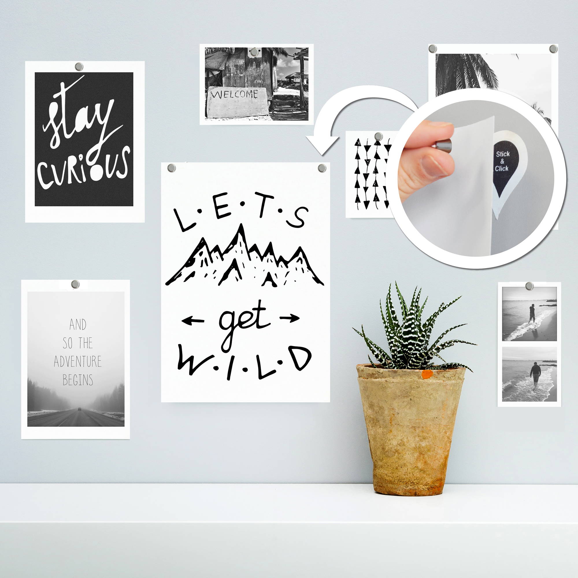 Good Hangups: These $2 Magnetic Hangers Allow You to Put Art on Any Surface