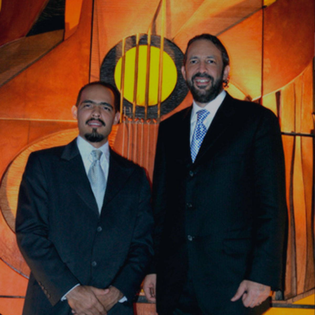 Juan Luis Guerra y José Luis Baldera