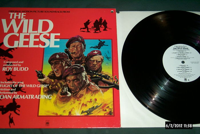 The Wild Geese - Soundtrack White Label Promo  LP NM