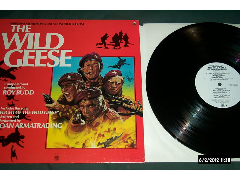 The Wild Geese - Soundtrack White Label Promo  LP NM
