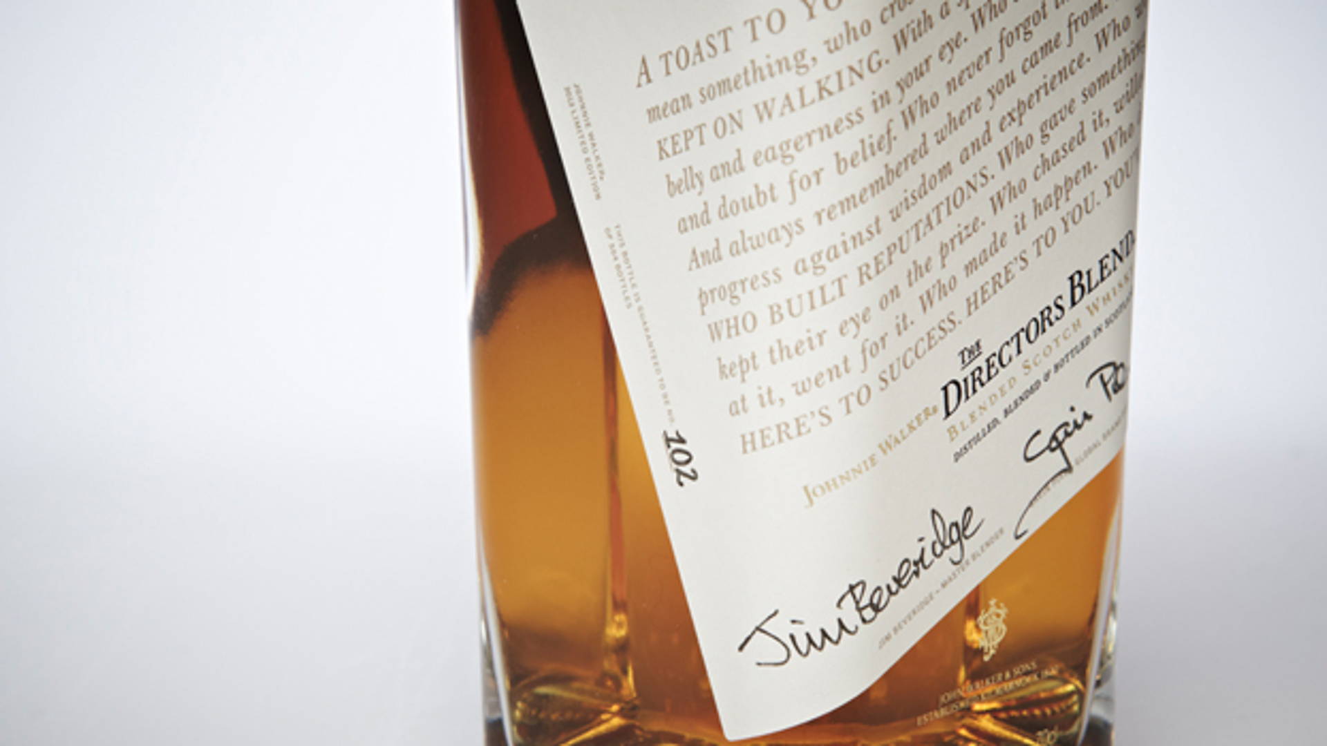 Featured image for Limited Edition Johnnie Walker Director Blend
