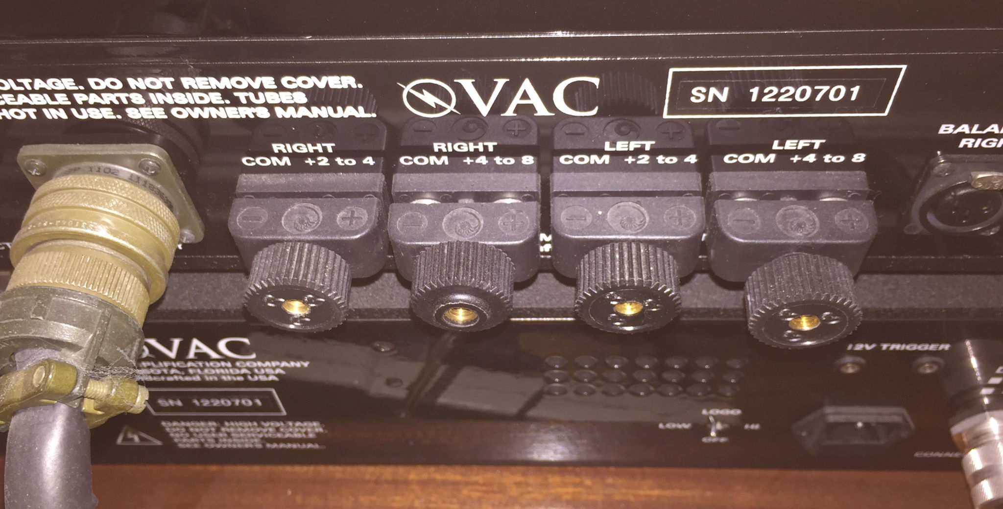 VAC Statement 450S Black with Upgraded Tubes 4