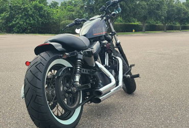 2015 HARLEY-DAVIDSON XL1200X FORTY-EIGHT (VIVID BLACK) motorcycle for rent near Fort Worth, TX