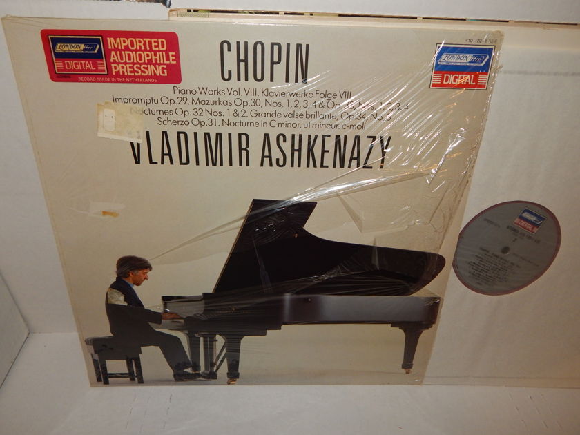 CHOPIN VLADIMIR ASHKENAZY - Piano Works Vol. VIII Holland Import London ffrr Audiophile Pressing Mint LP