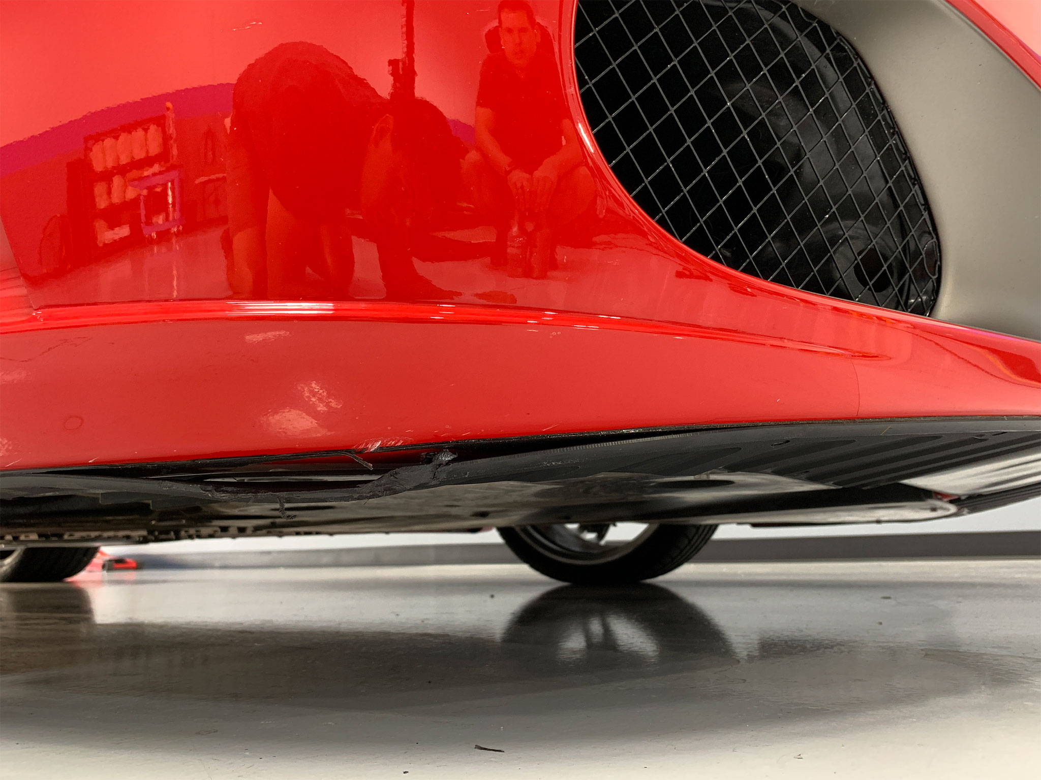 Ferrari F430 Spider Bumper Damage