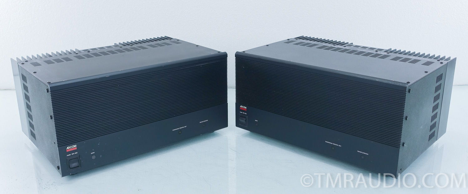 Adcom GFA-565 Mono Power Amplifiers; Pair  For Sale | Audiogon