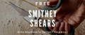 Free Smithey shears with purchase of smithey cookware banner