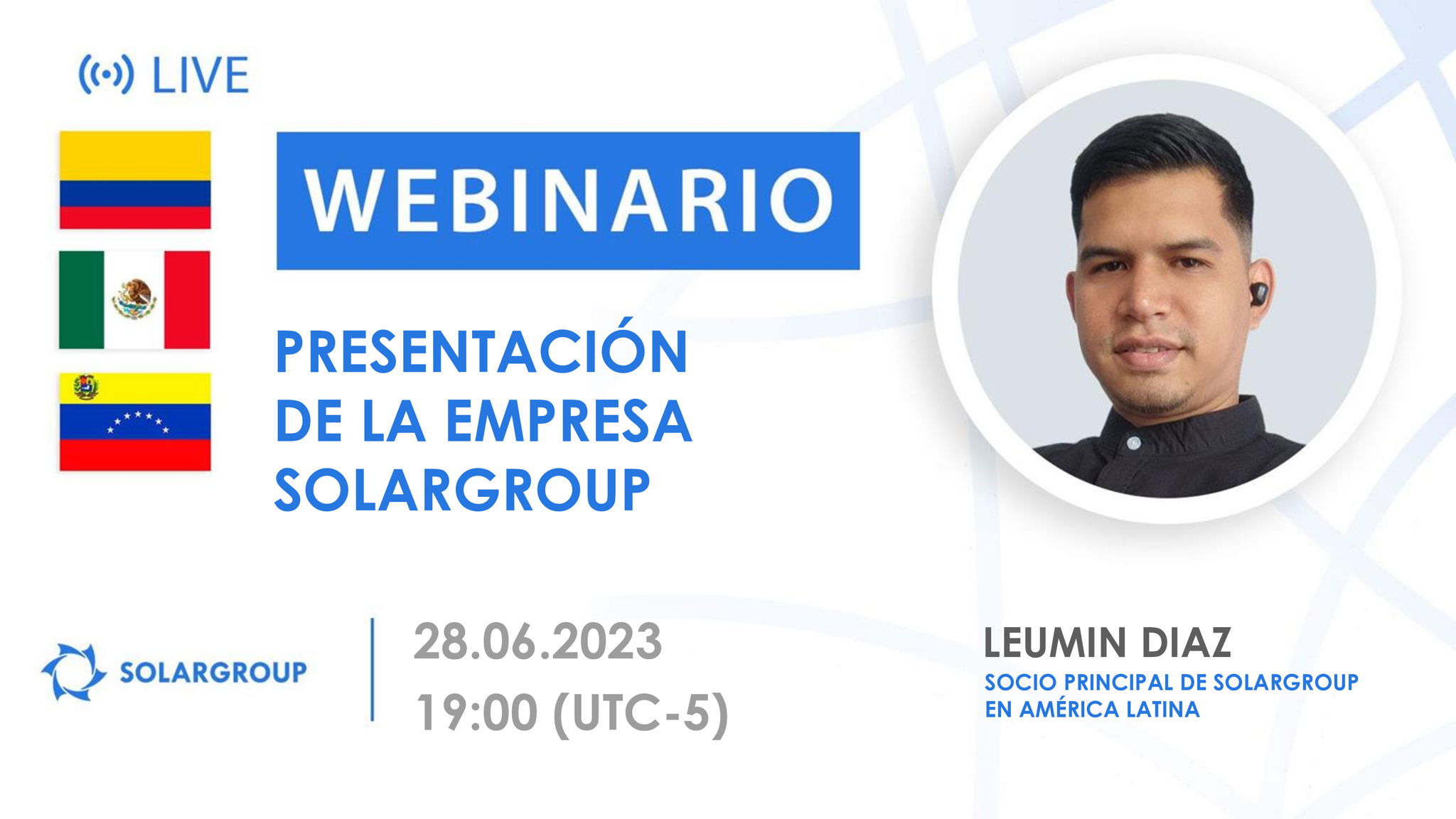 Latinoamerica. Presentación de la empresa financiera internacional SOLARGROUP