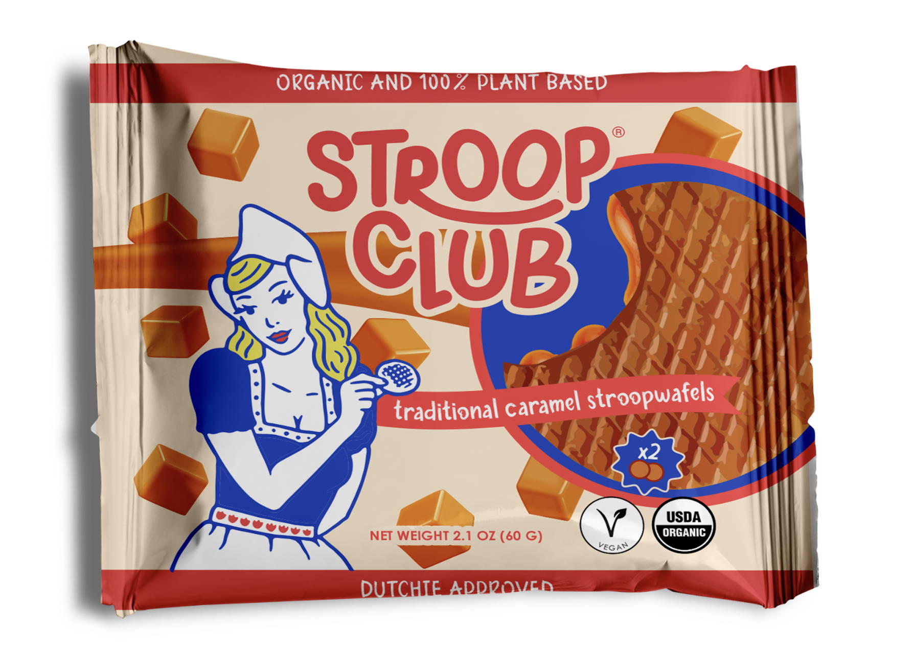 Stroopwafel vegan 2-pack