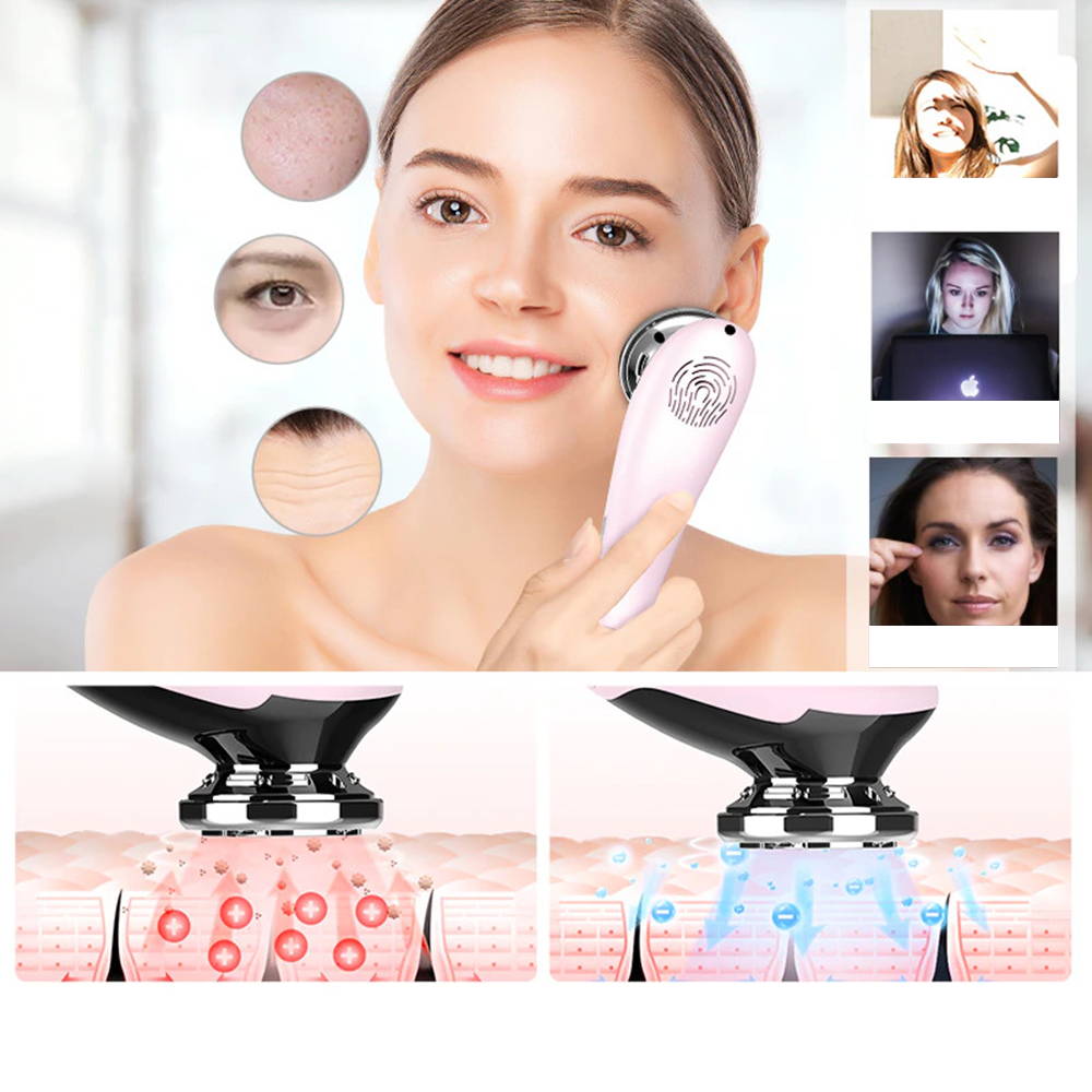 WunderHaut Anti-Aging Genius™ mit Radiofrequenz, LED Licht- und Mesotherapie, EMS und Elektroporation