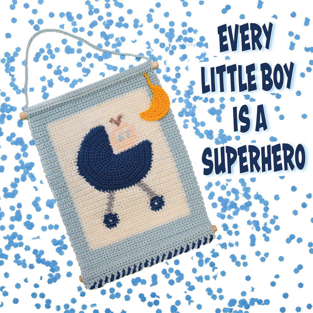 Wandhanger 3D - Baby jongen