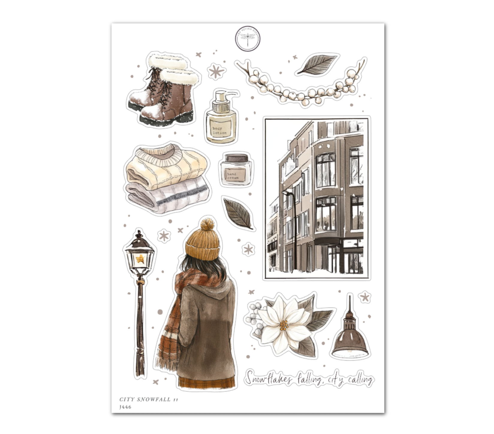 City Snowfall 11 – The Giving Girl