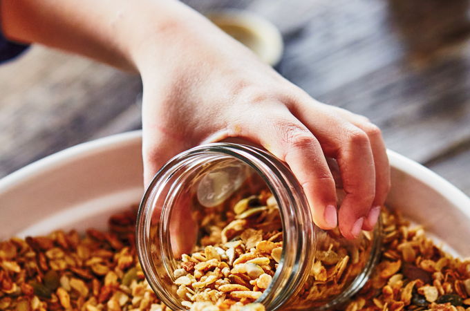 Puffed Rice Granola