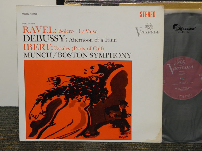 Charles Munch/Boston Symphony Orchestra - Ravel "Bolero" + more RCA Plum Victrola VICS-1323  1S/1S "I" matrix