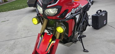 2016 HONDA AFRICA TWIN motorcycle for rent near Fresno, CA