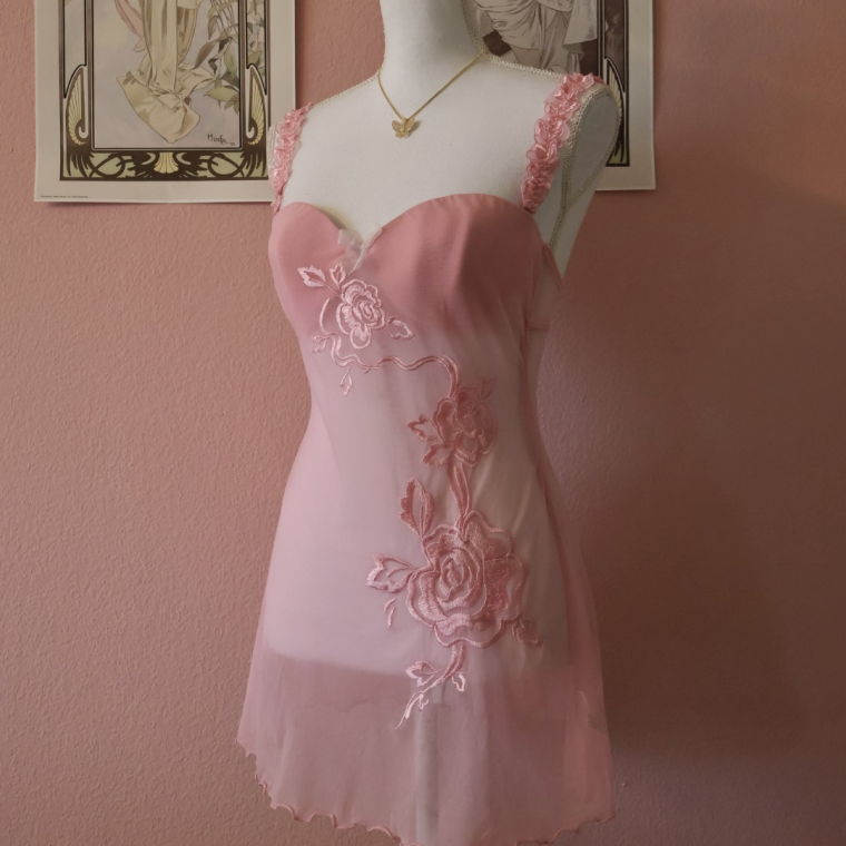 La Senza Pink Mini Dress (Vintage - S/M)
