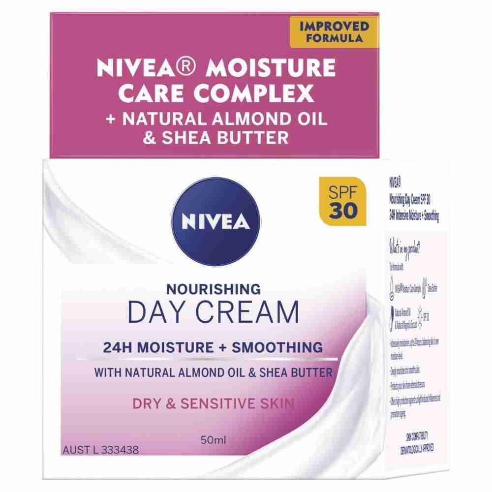 Nivea Daily Essentials Nourishing Face Moisturiser Spf30 50Ml