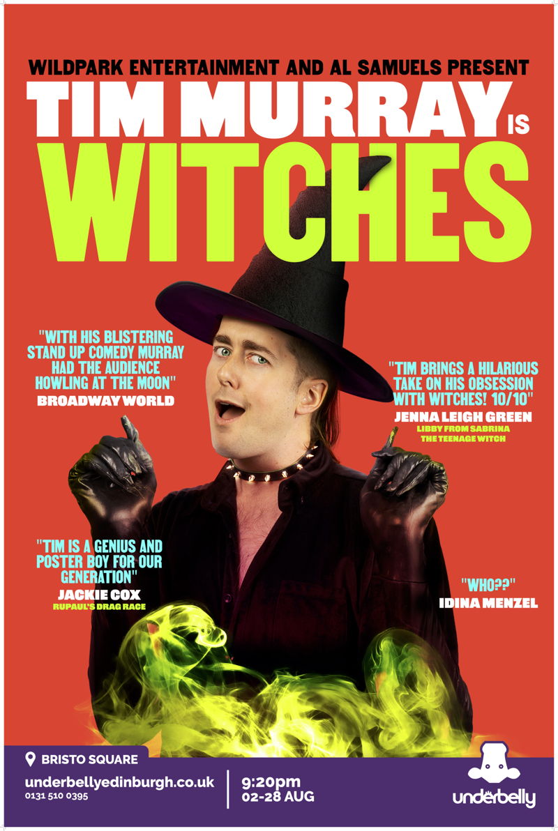The poster for Tim Murray: Witches