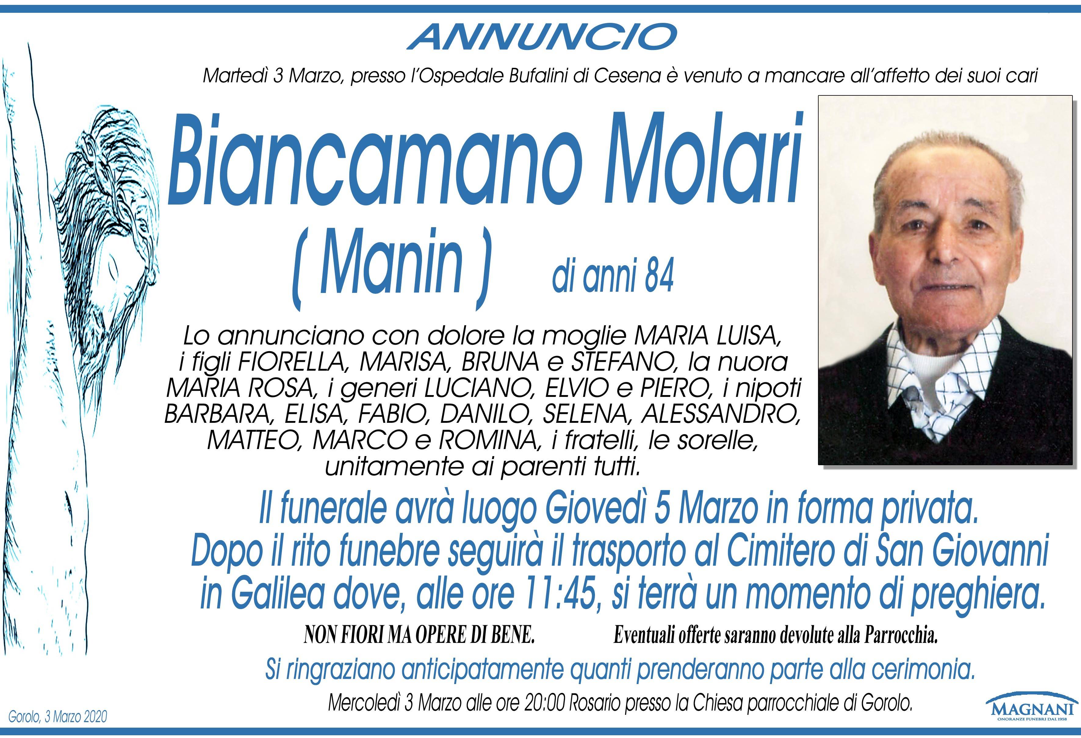Biancamano Molari