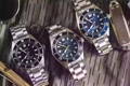 Three Seiko Prospex with a steel strap