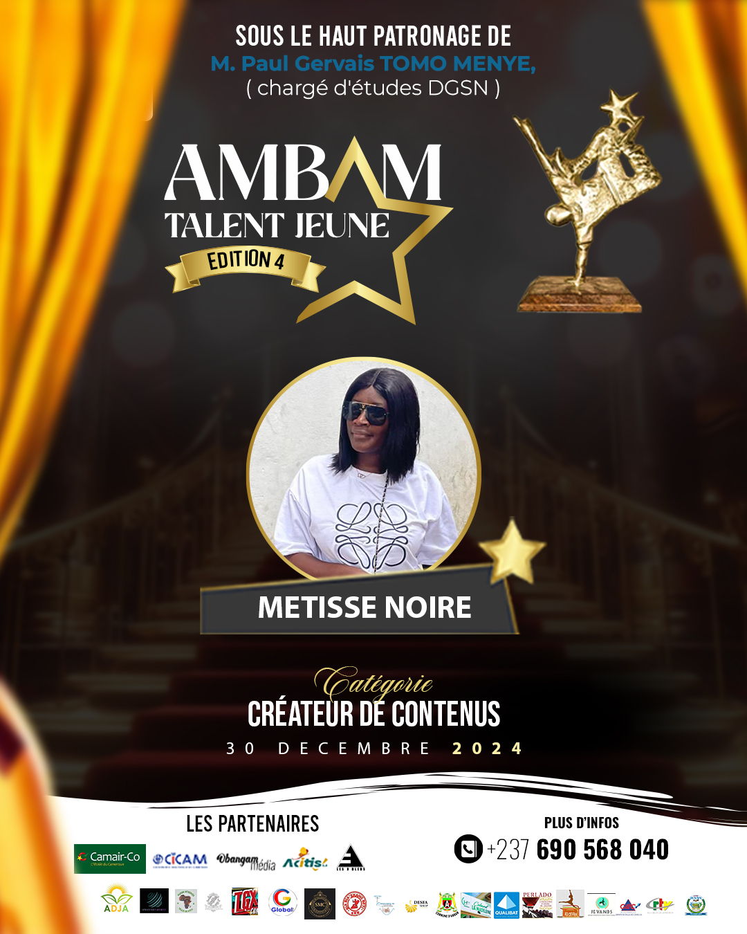 MetisseNoire de la Vallée du Ntem créatrice de contenus