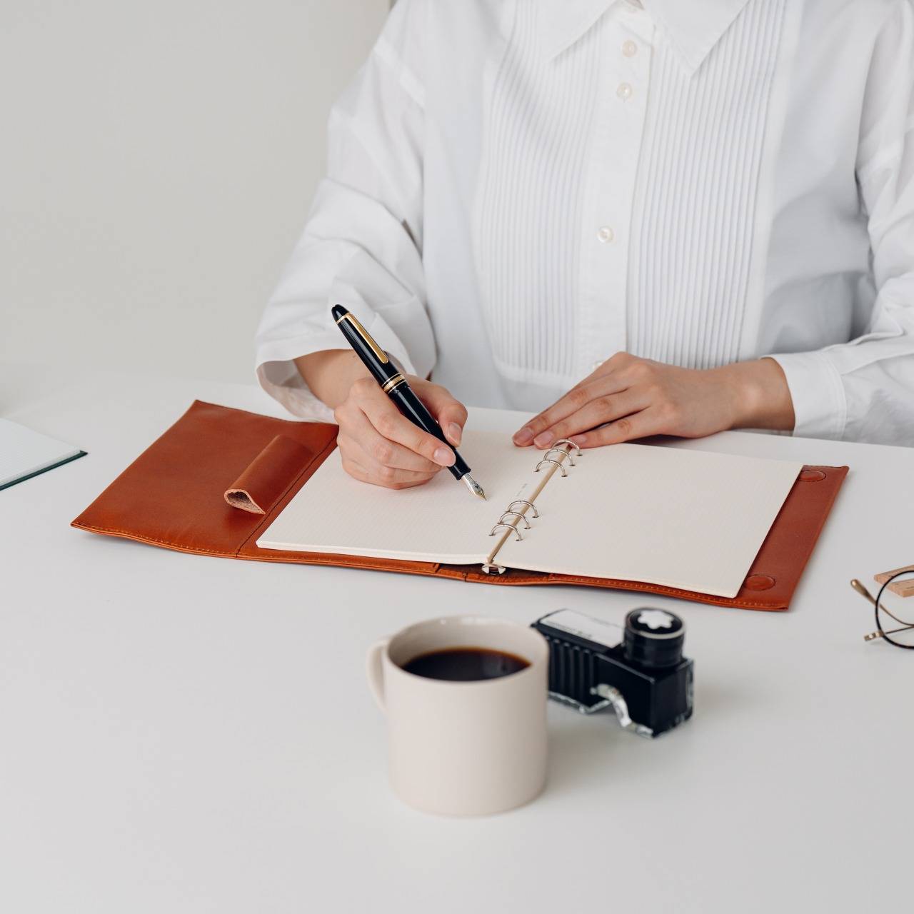 A5 Size System Notebook with Pen Holder, 16mm Rings, Tochigi