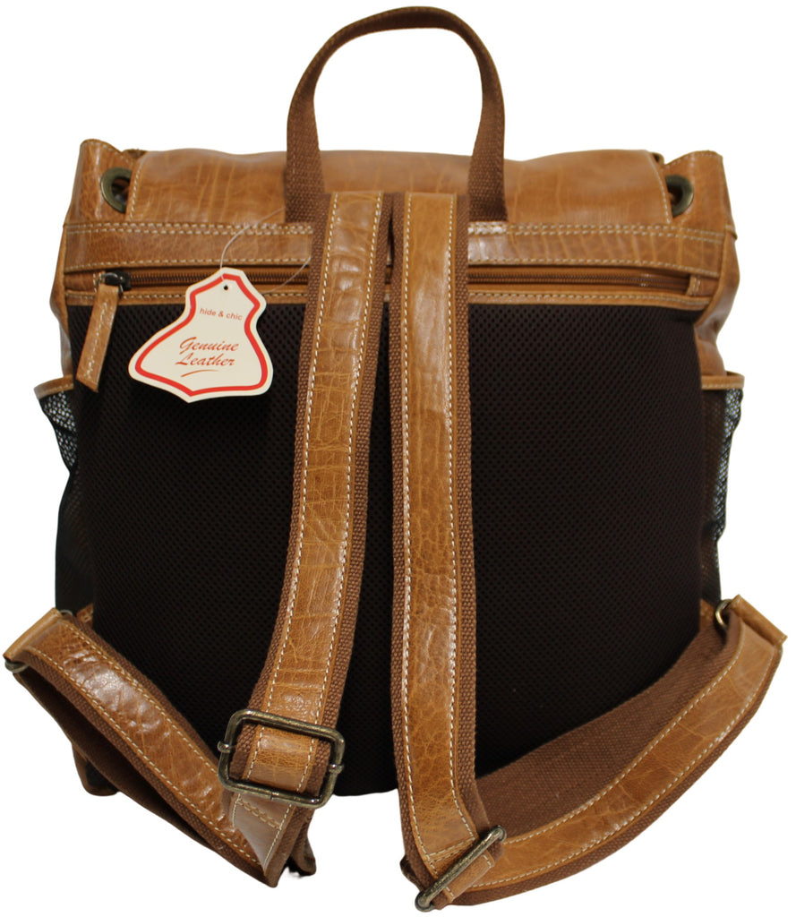 Quality Full Grain Leather Back Pack - Image 11