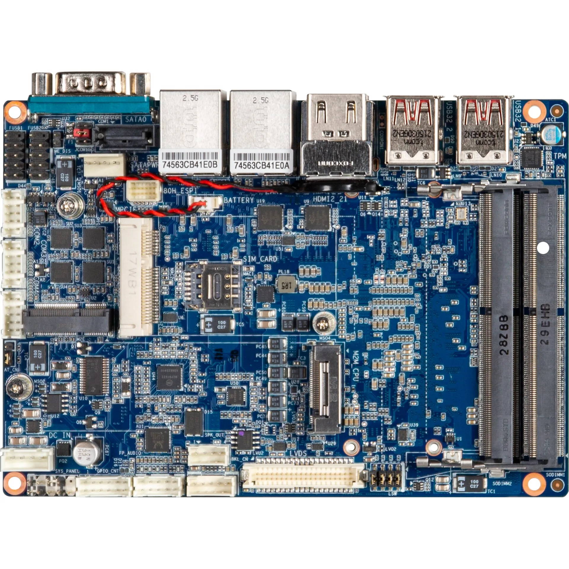 ภาพตัวอย่าง SBC บอร์ดภายใน