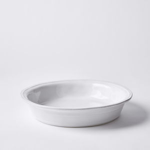 Casafina Organic Ceramic Pie Dish, Stoneware