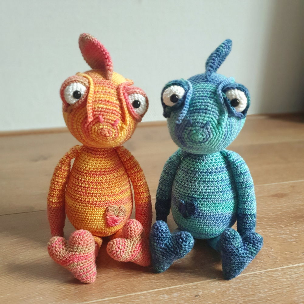 Amigurumi - Kameleon Koen