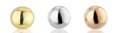 Diamond belly rings in platinum or 18K gold - Pobjoy Diamonds