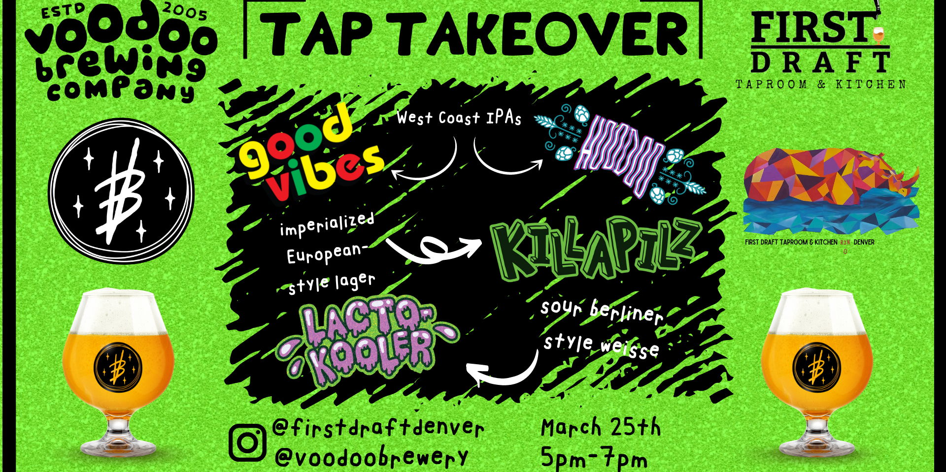 Voodoo Brewing Tap Takeover promotional image