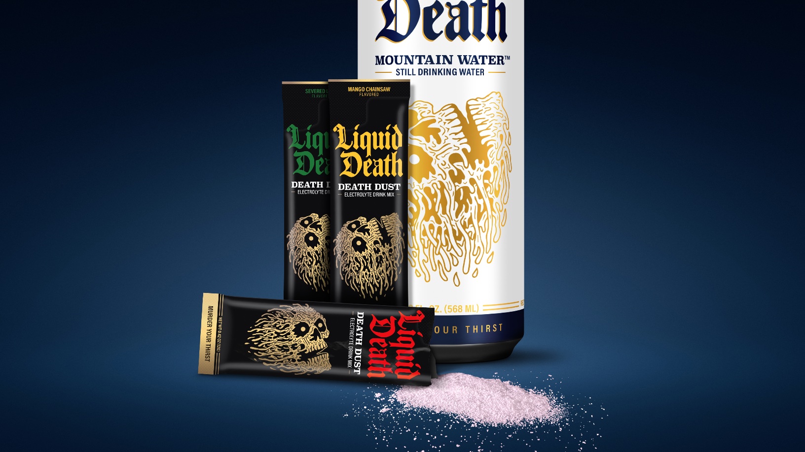 Liquid Death’s New Powdered Beverage ‘Death Dust’ Doesn’t Come In a Can. Is That a Problem?