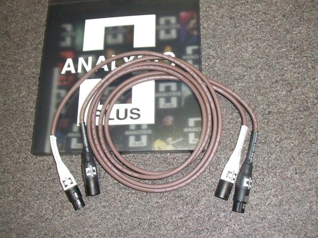 Analysis Plus Chocolate Oval-In Interconnect, 1.5 meter...