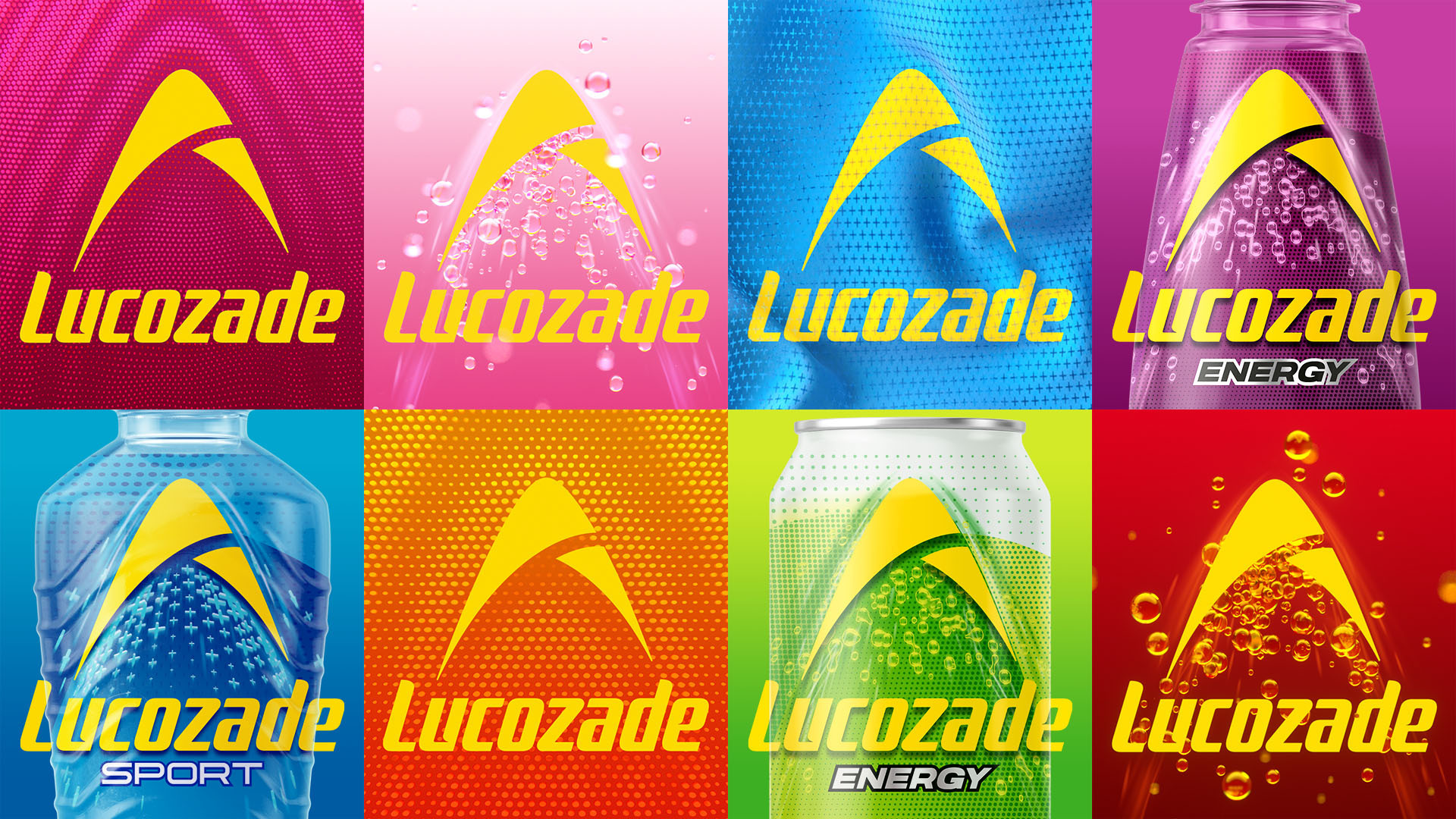 Lucozade Gets a Sporty New Look from Pearlfisher