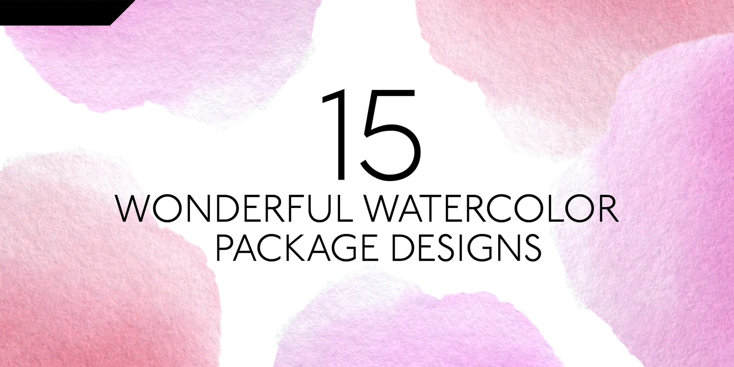 Collection: 15 Wonderful Watercolor Package Designs